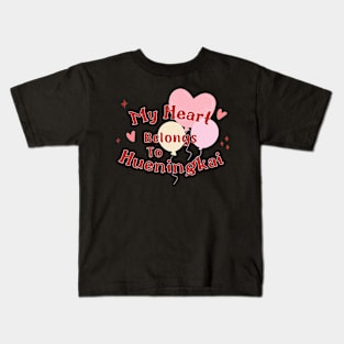 My Heart Belongs To Hueningkai TXT Kids T-Shirt